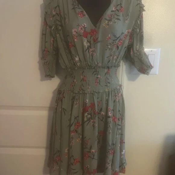 francesca's green wrap dress Francesca - Wrap Style Maxi Dress
